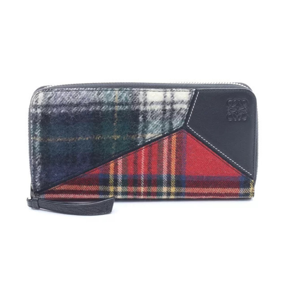 Loewe PUZZLE AROUND WALLET Zip Around Round Long Leather Multicolor